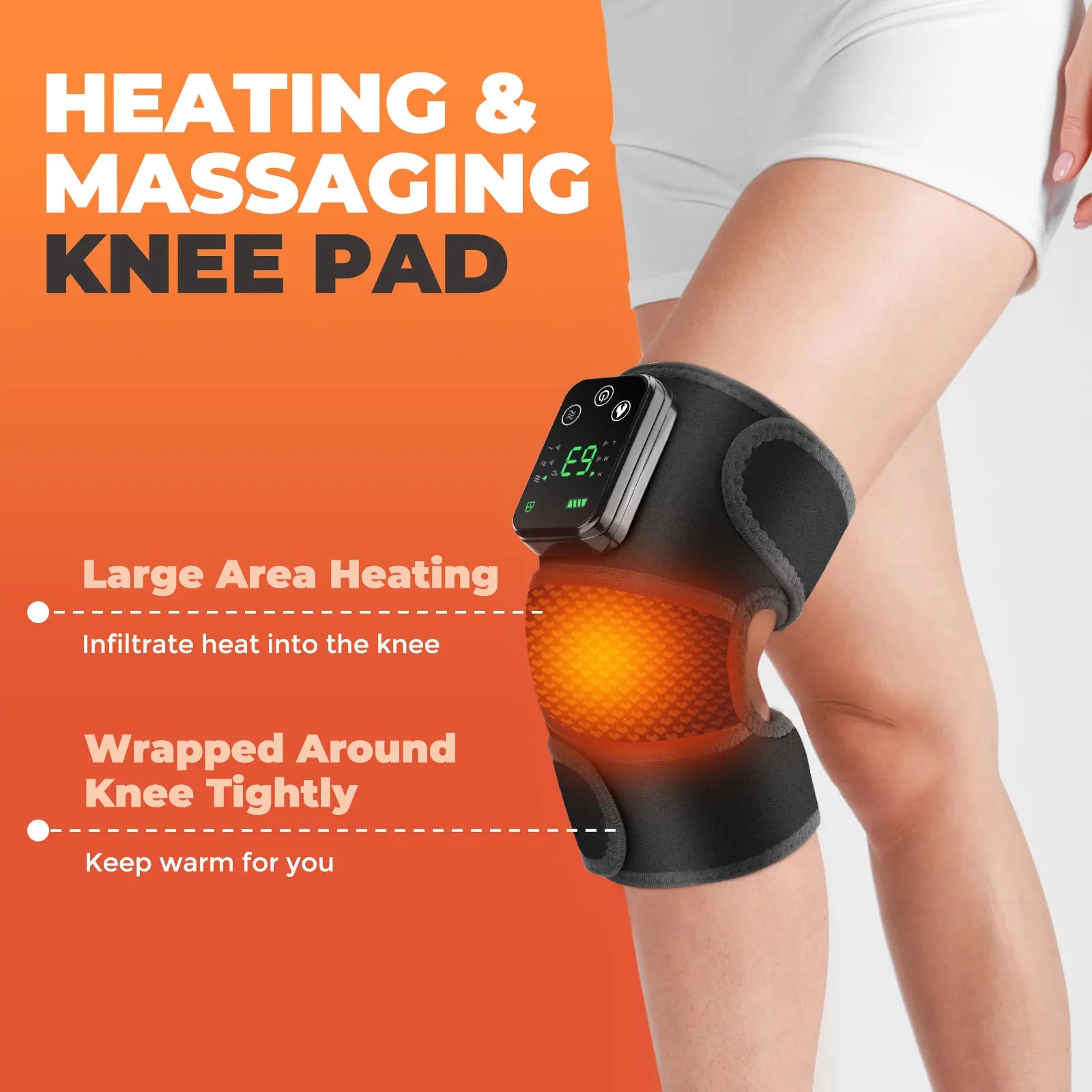 3-in-1 Wireless Heating and Vibration Massager - Wholesalus