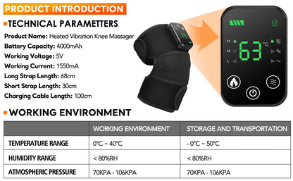 3-in-1 Wireless Heating and Vibration Massager - Wholesalus