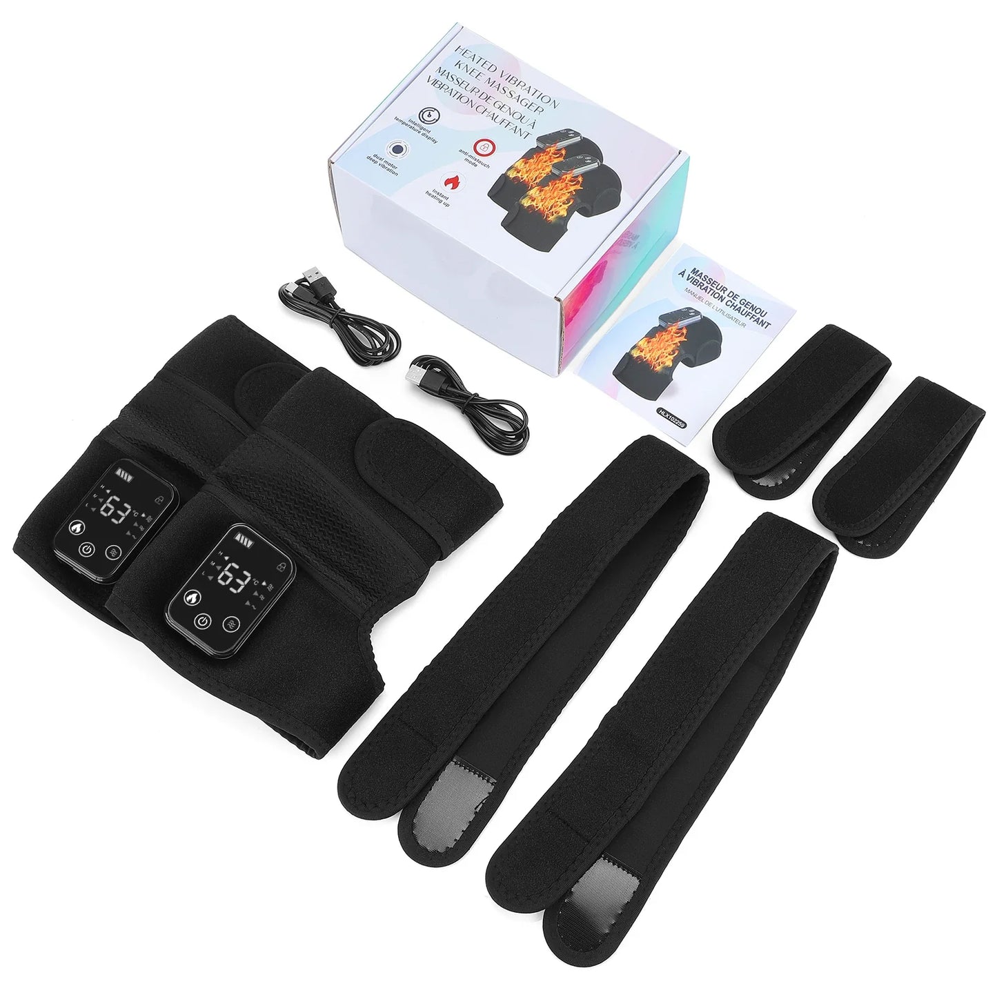 3-in-1 Wireless Heating and Vibration Massager - Wholesalus