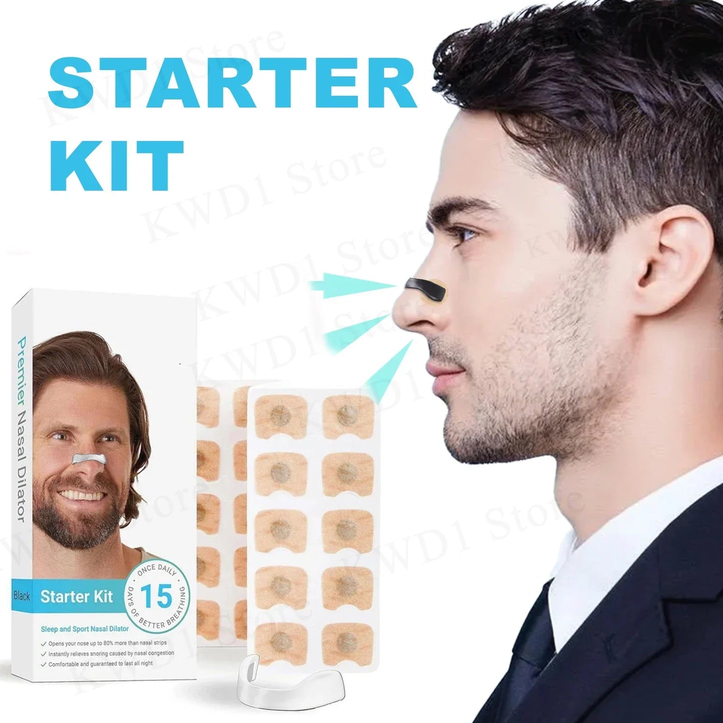 Easy Breathe Magnetic Nasal Strips - Wholesalus
