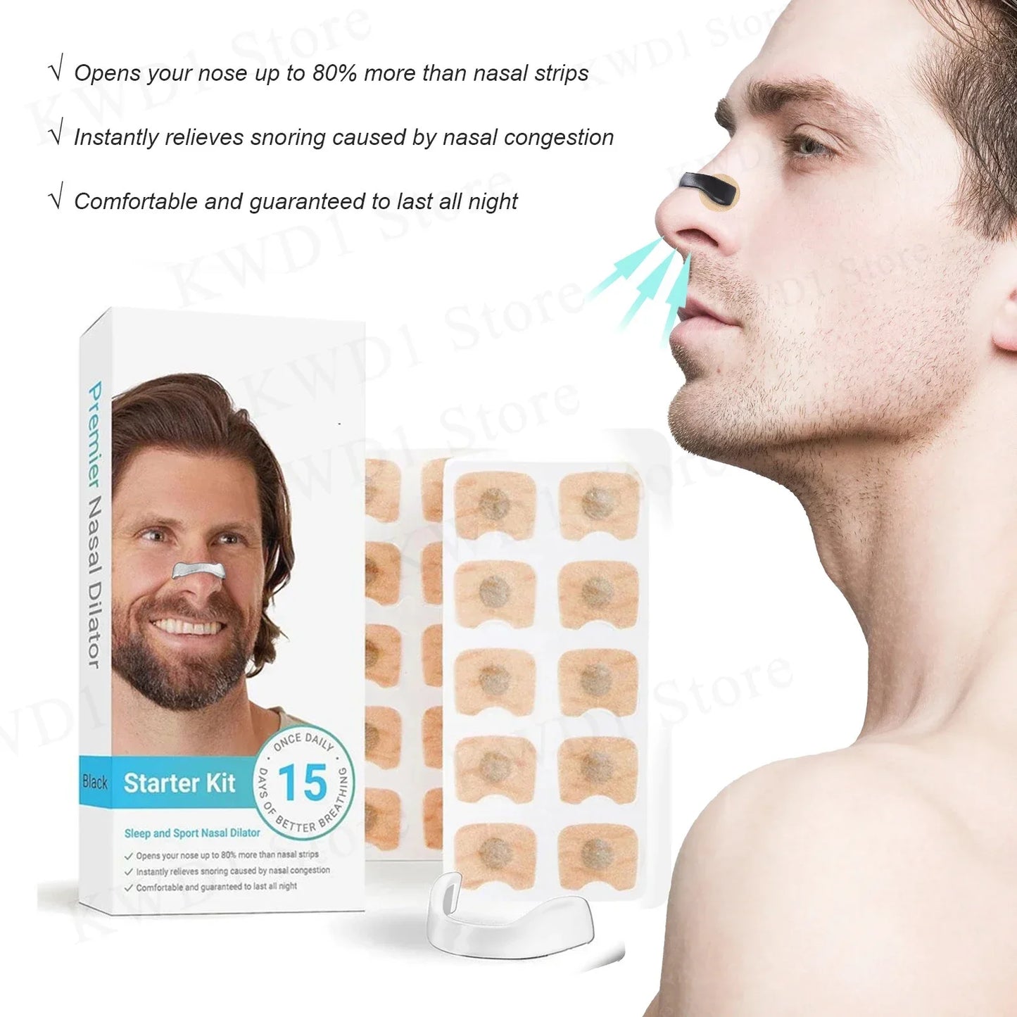 Easy Breathe Magnetic Nasal Strips - Wholesalus