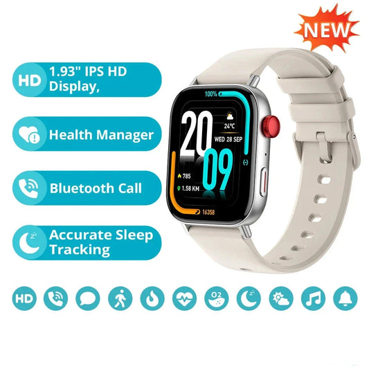 2 In 1 Fitness Tracker Voice Calling Smart Watch - Wholesalus