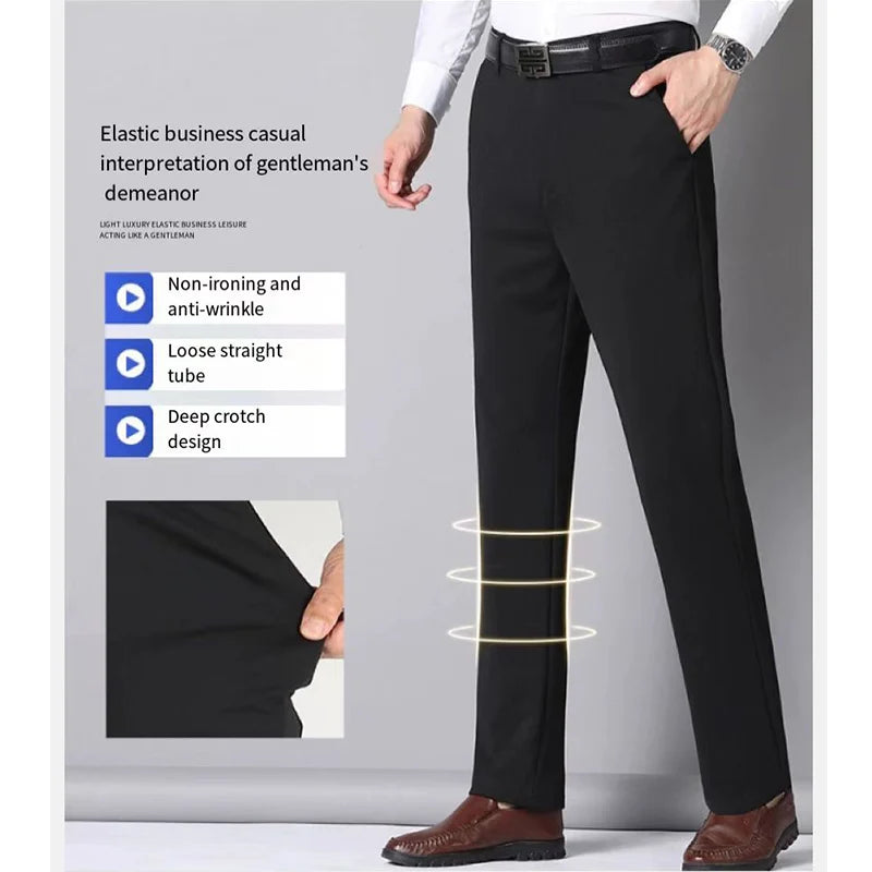 High Elastic Formal Pants - Wholesalus