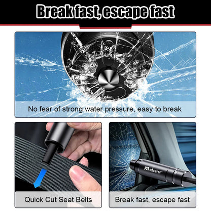 Multifunctional Car Safety Hammer 2PCS - Wholesalus