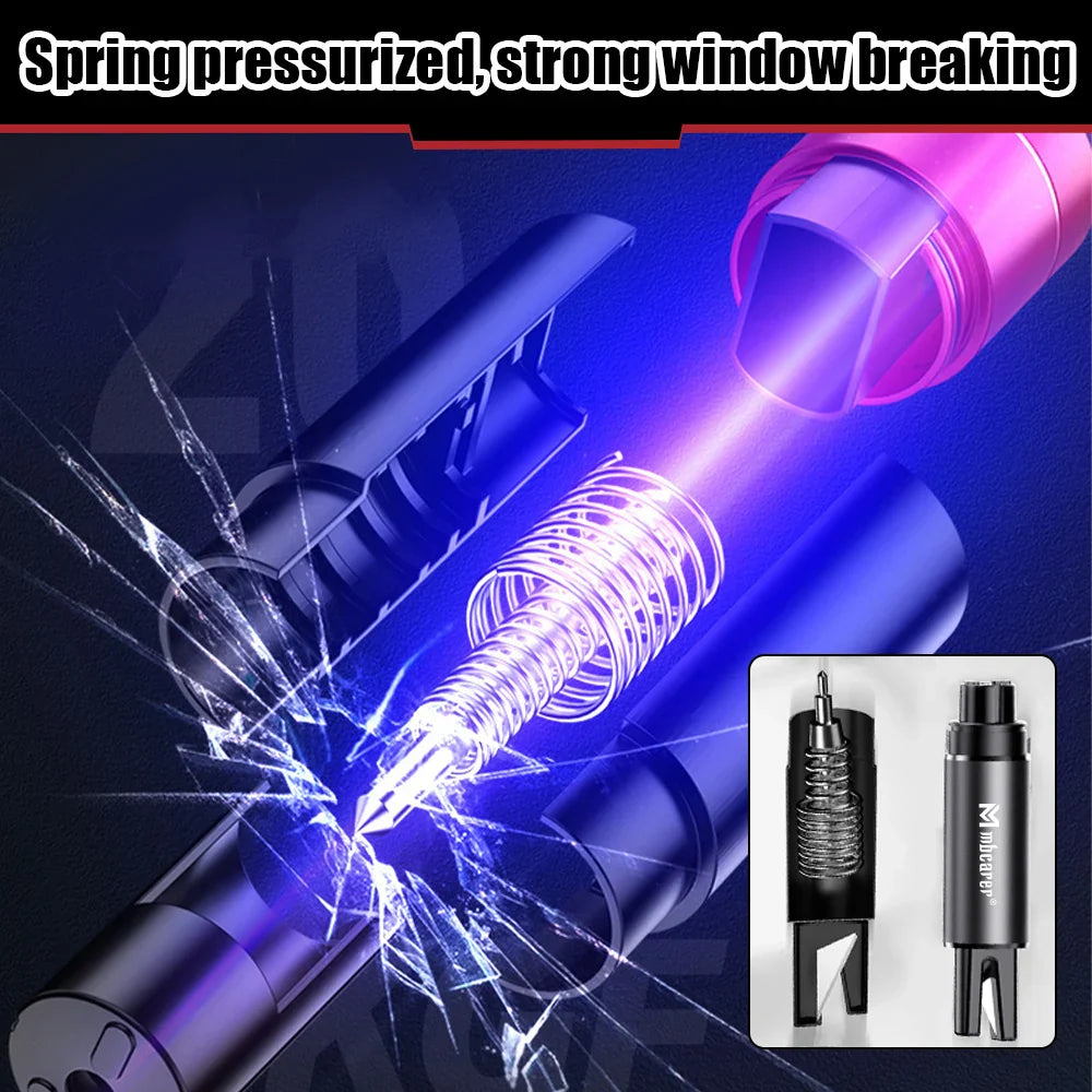 Multifunctional Car Safety Hammer 2PCS - Wholesalus