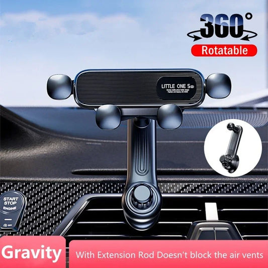 360 Rotatable Car VentLock Mobile Holder - Wholesalus