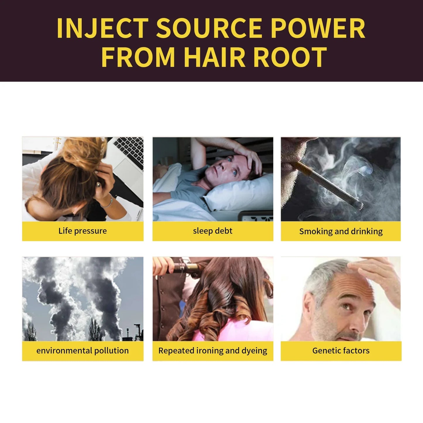 Natural Instant Hair Dye Shampoo - Wholesalus