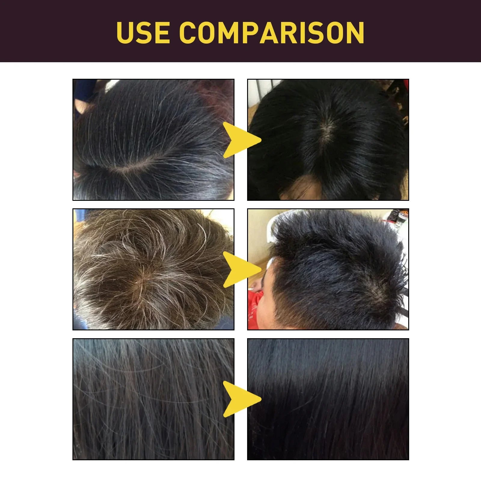 Natural Instant Hair Dye Shampoo - Wholesalus