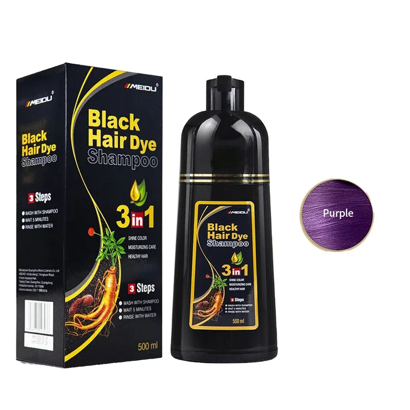 Natural Instant Hair Dye Shampoo - Wholesalus