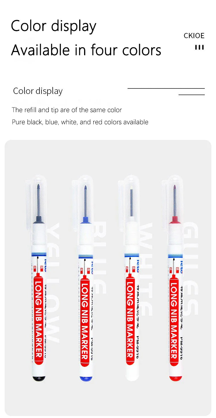 Long-Nib Precision Markers - Wholesalus