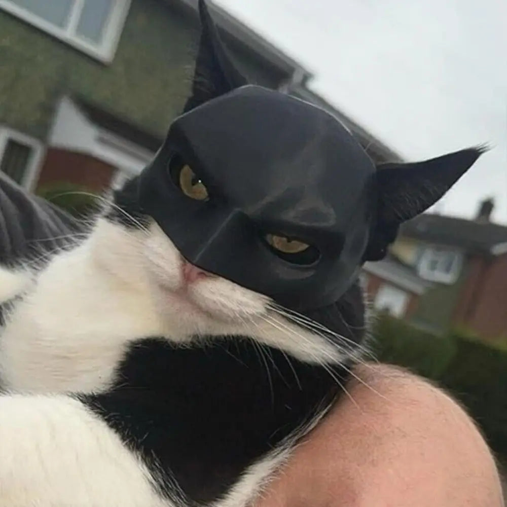 Pet Bat Man Mask - Wholesalus
