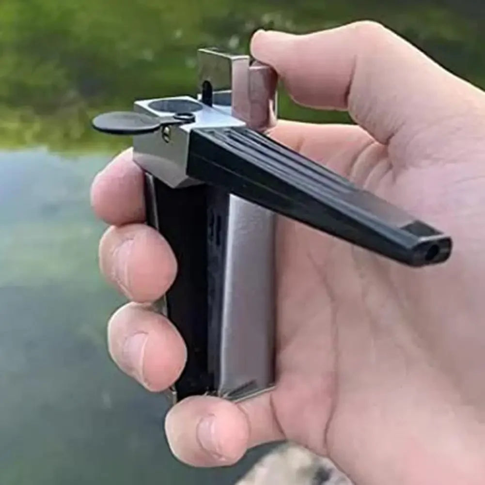 2 in 1 Lighter with Foldable Pipe - Wholesalus
