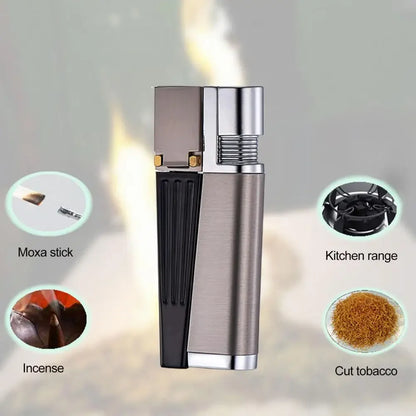 2 in 1 Lighter with Foldable Pipe - Wholesalus
