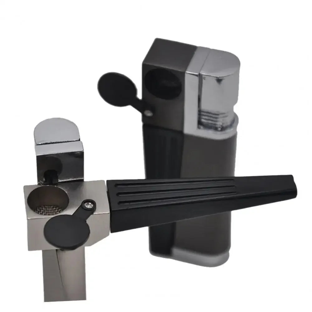 2 in 1 Lighter with Foldable Pipe - Wholesalus