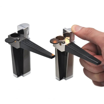 2 in 1 Lighter with Foldable Pipe - Wholesalus