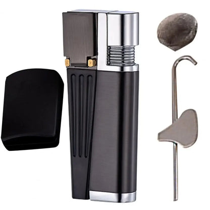 2 in 1 Lighter with Foldable Pipe - Wholesalus