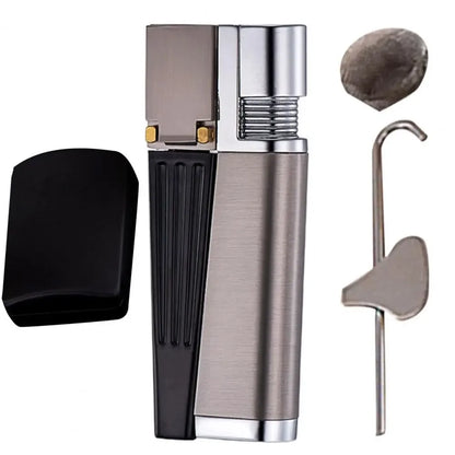 2 in 1 Lighter with Foldable Pipe - Wholesalus