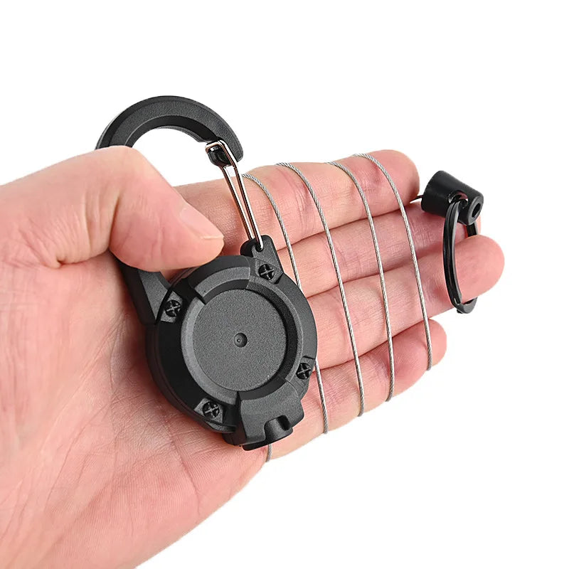 Anti-theft Metal Elastic Keychain - Wholesalus