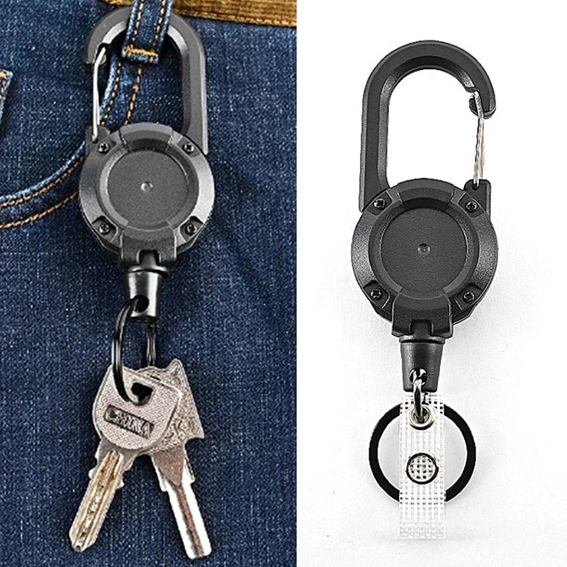 Anti-theft Metal Elastic Keychain - Wholesalus