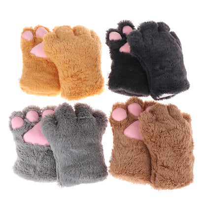 Fluffy Paw Gloves - Wholesalus
