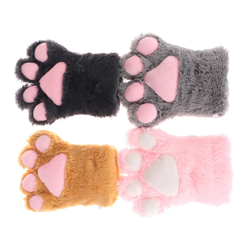 Fluffy Paw Gloves - Wholesalus