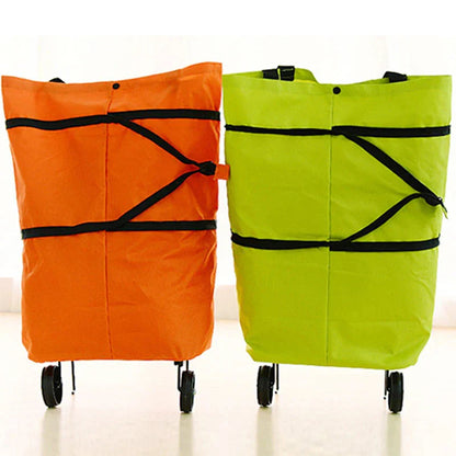 Foldable Shopping Trolley Bag - Wholesalus