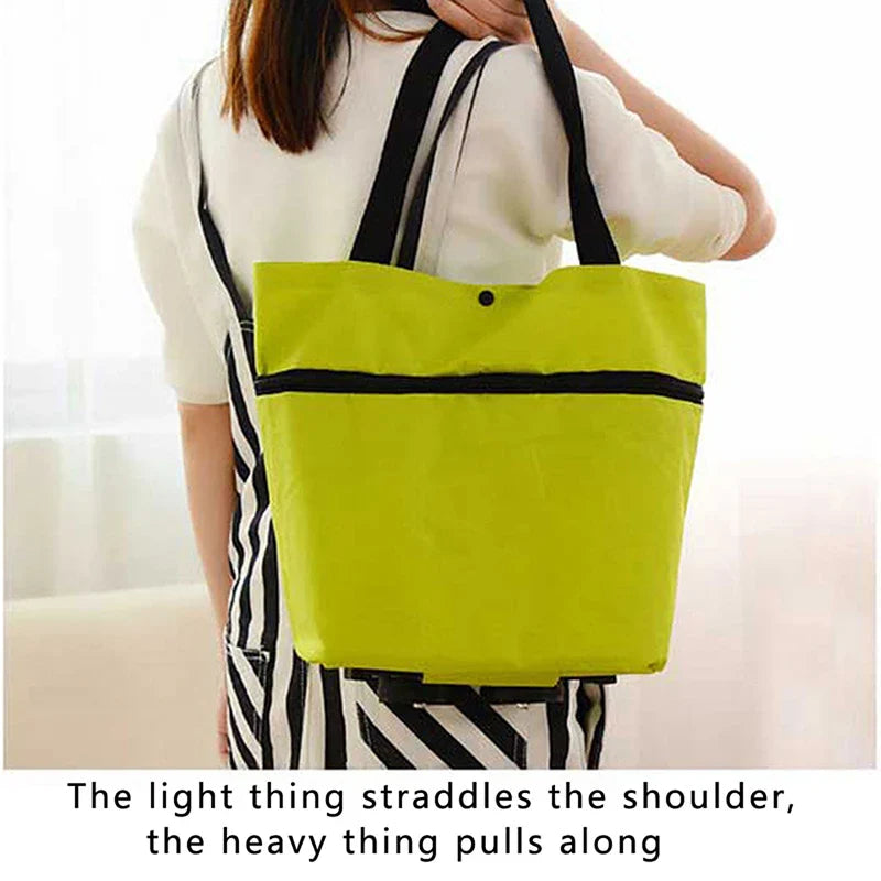 Foldable Shopping Trolley Bag - Wholesalus