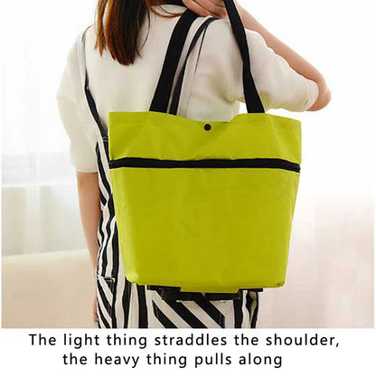 Foldable Shopping Trolley Bag - Wholesalus