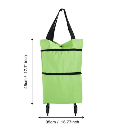 Foldable Shopping Trolley Bag - Wholesalus