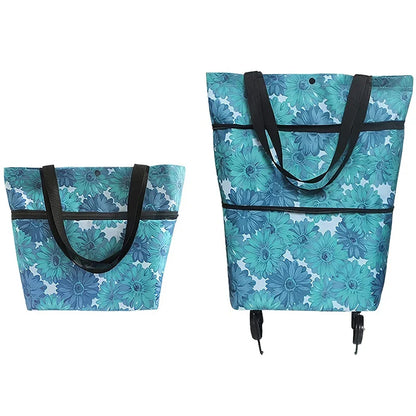 Foldable Shopping Trolley Bag - Wholesalus