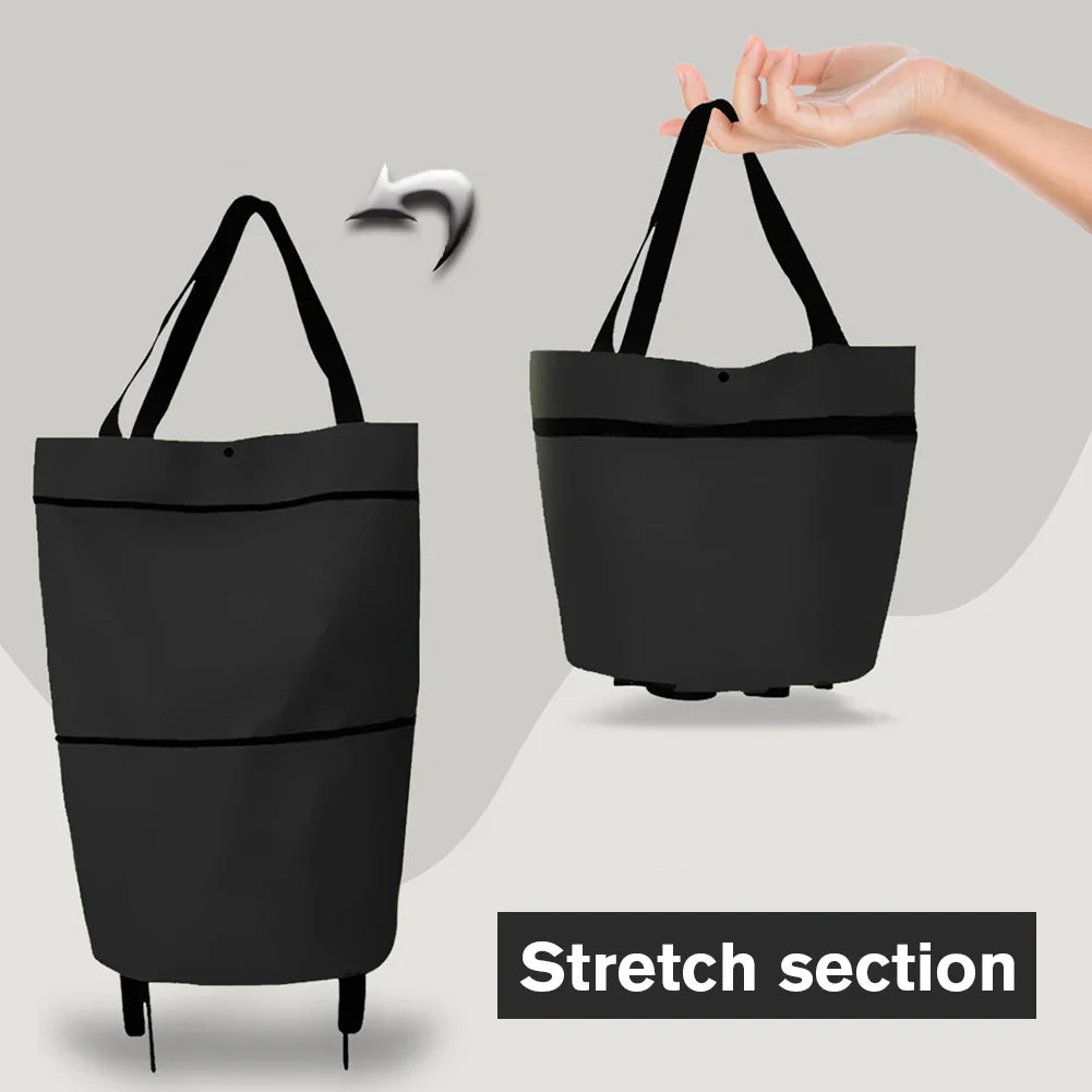 Foldable Shopping Trolley Bag - Wholesalus