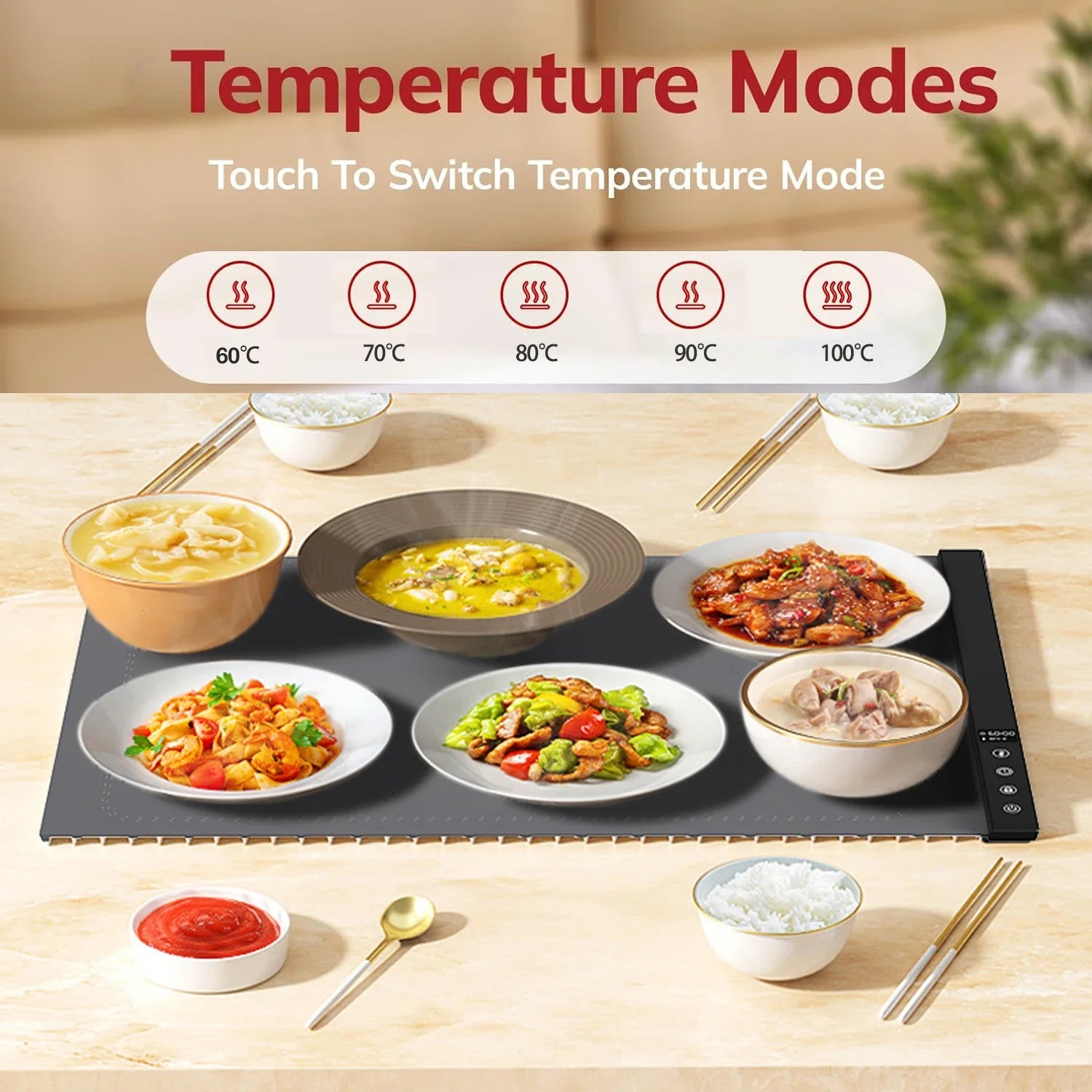 Foldable Silicone Heating Tray - Wholesalus