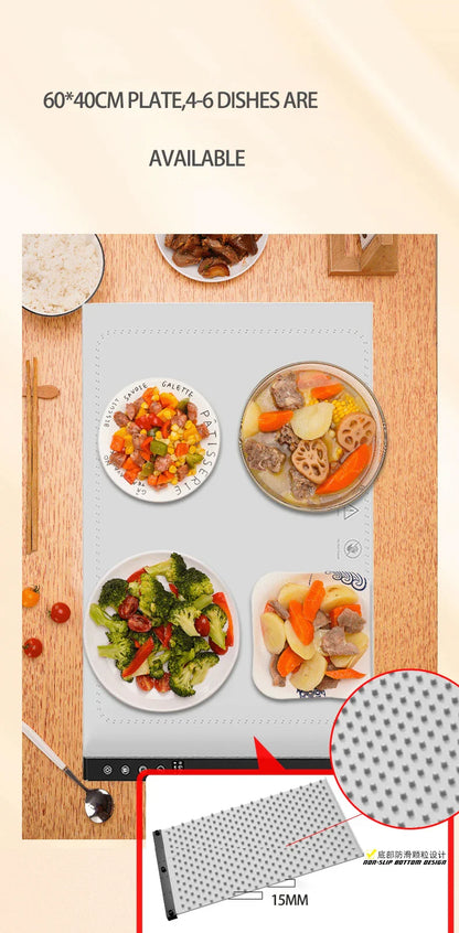 Foldable Silicone Heating Tray - Wholesalus
