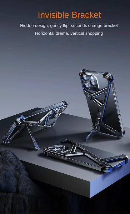 Geometric Metal Alloy IPhone Case - Wholesalus