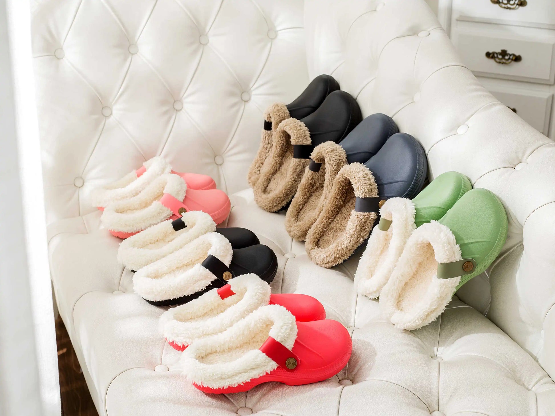 Antiskid Fuzzy Plush Walkers - Wholesalus