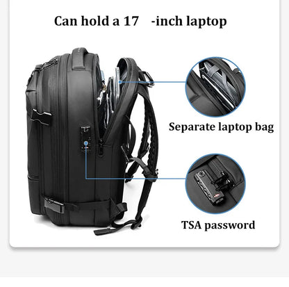 Large Capacity vacuum compression Backpack - Wholesalus