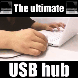 Mini 180° Rotatable USB Hub - Wholesalus