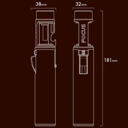 Multifunctional Butane Gas Lighter - Wholesalus