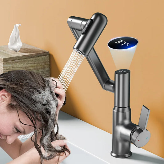 Multifunctional Pullout Wash Basin Faucet - Wholesalus