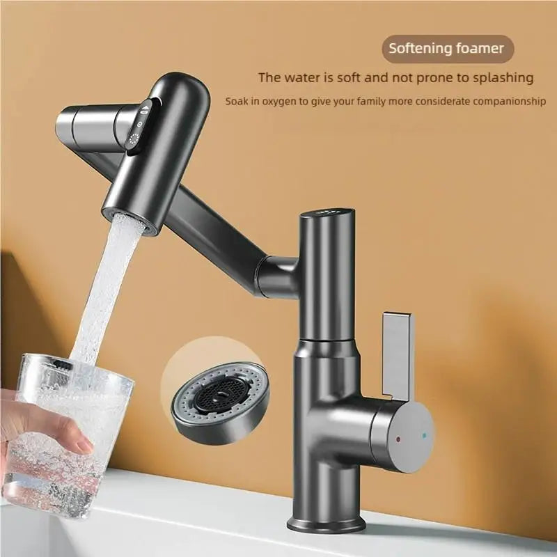 Multifunctional Pullout Wash Basin Faucet - Wholesalus