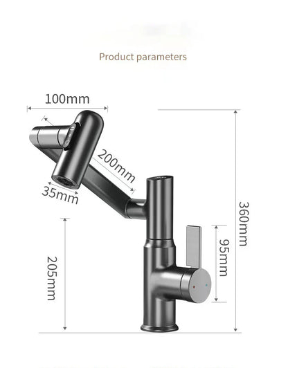 Multifunctional Pullout Wash Basin Faucet - Wholesalus