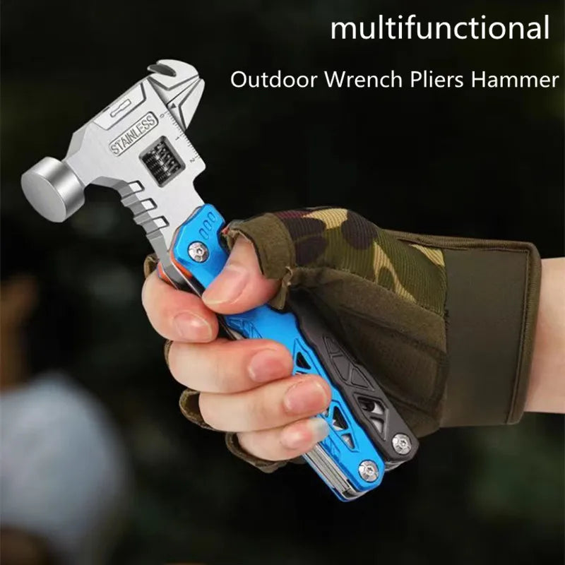 Multifunctional Wrench Pliers Hammer - Wholesalus