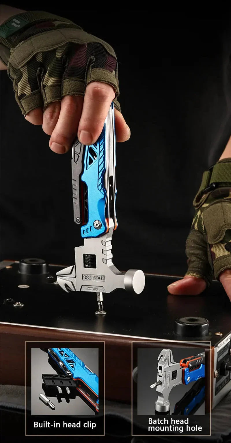 Multifunctional Wrench Pliers Hammer - Wholesalus