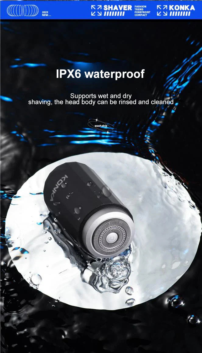 Rechargeable Mini Waterproof Electric Razor - Wholesalus