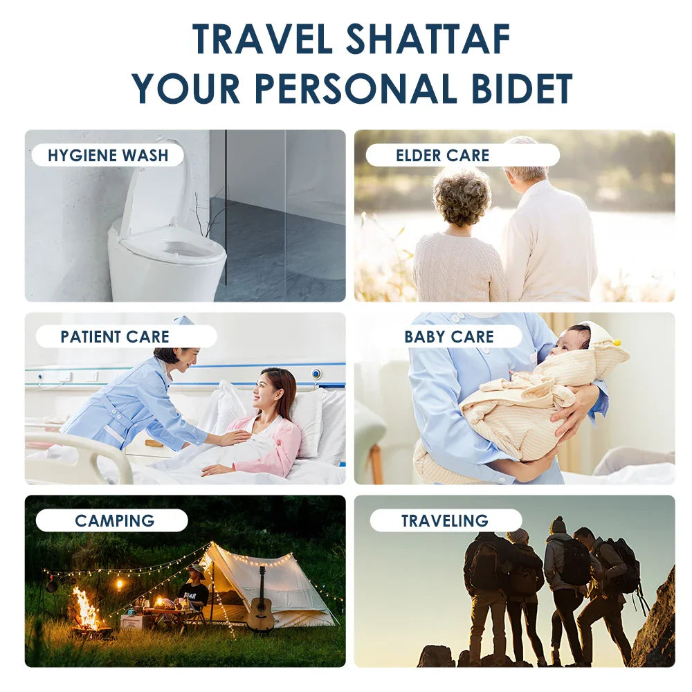 Rechargeable Travel Bidet Shower - Wholesalus