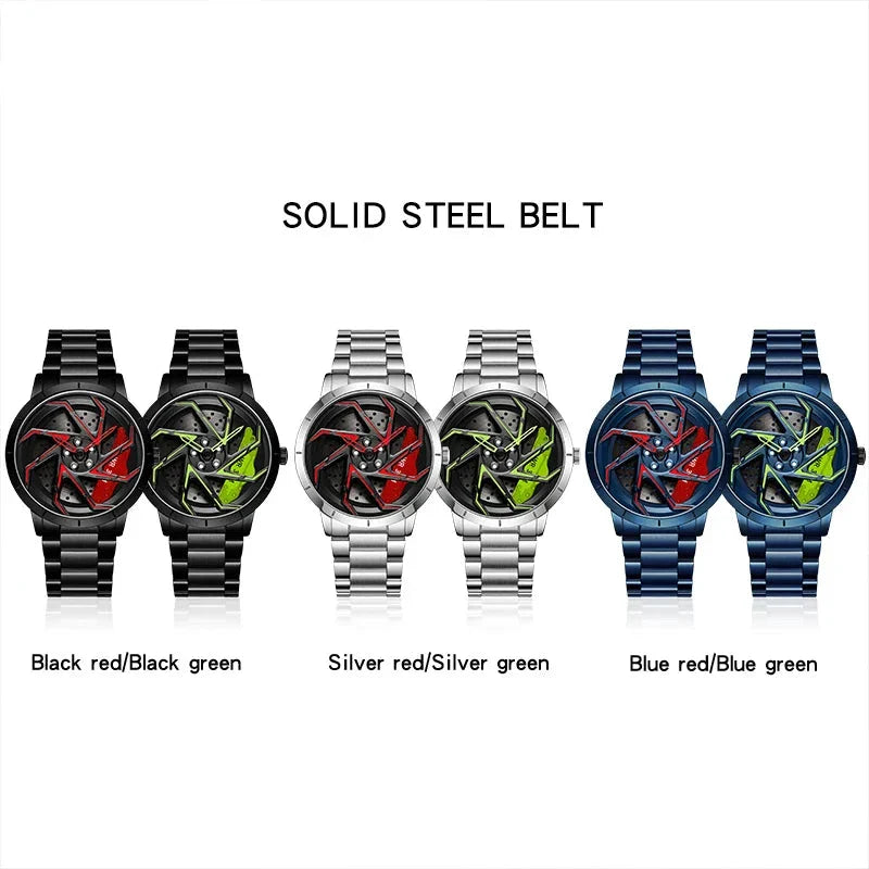 Spinning Wheel Luxury Watch - Wholesalus
