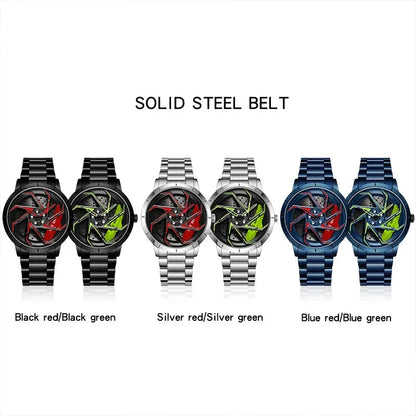 Spinning Wheel Luxury Watch - Wholesalus