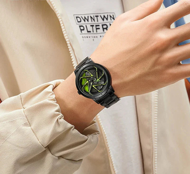 Spinning Wheel Luxury Watch - Wholesalus