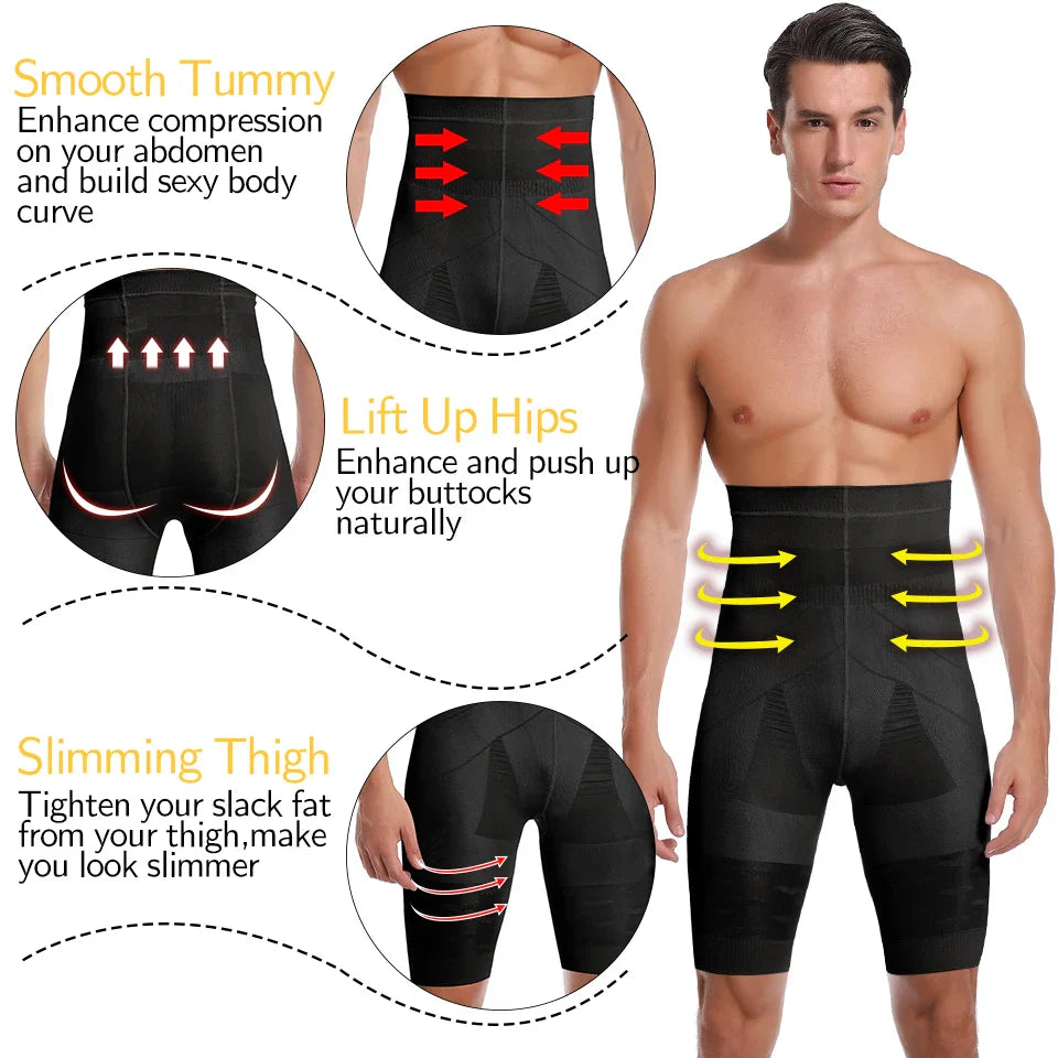 Men's High Waist Tummy Control Shapewear - Wholesalus