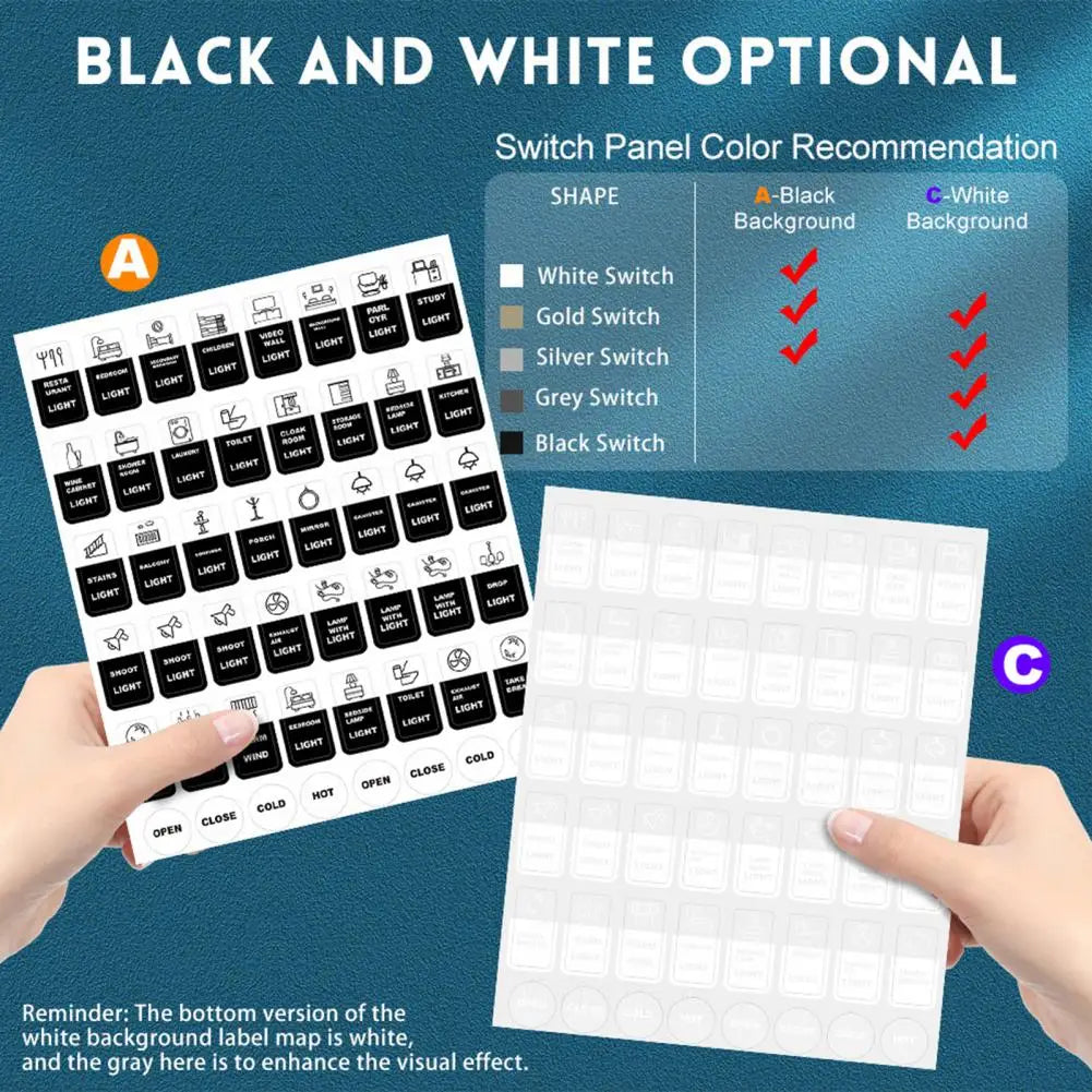 Self-Adhesive Switch Stickers - Wholesalus
